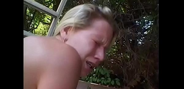  Young slut Brandy Starz wants to have some fun next to the swimming pool